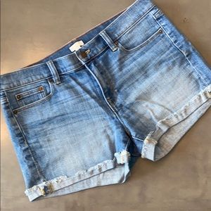 Jcrew factory denim shorts